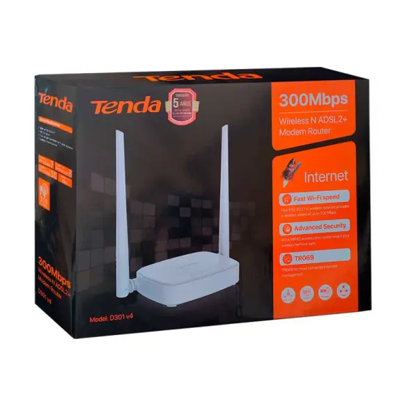 Modio D301 Prix Algerie | Tenda modem routeur Wifi Adsl - D301 V4