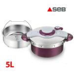 Seb 5 litre Autocuiseur CLIPSOMINUT' DUO 2en1