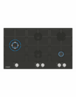 PROFF P908 Plaque de Cuisson en Verre Noir 5 Feux