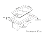 PROFF P304 Plaque Chauffante 2 Feux – Image 2