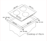 PROFF P402 Plaque de Cuisson 3 Feux Inox – Image 2