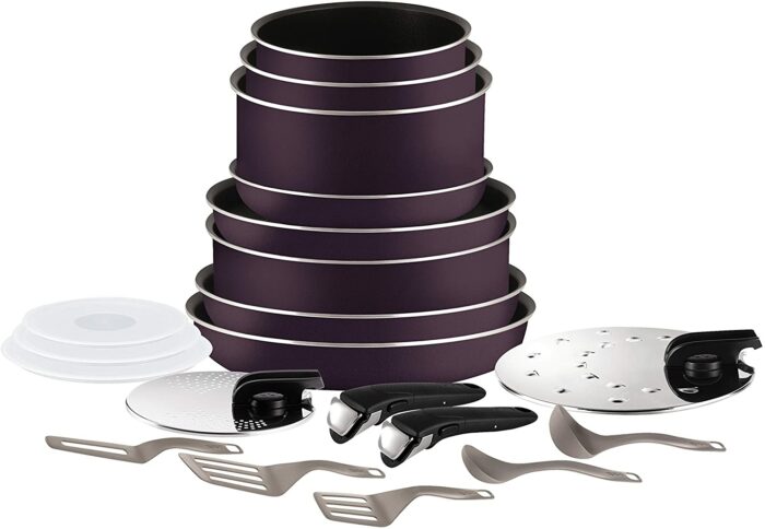 Tefal 20 pièces  Ingenio 5 Essential Cassis  L2029702 – Image 1