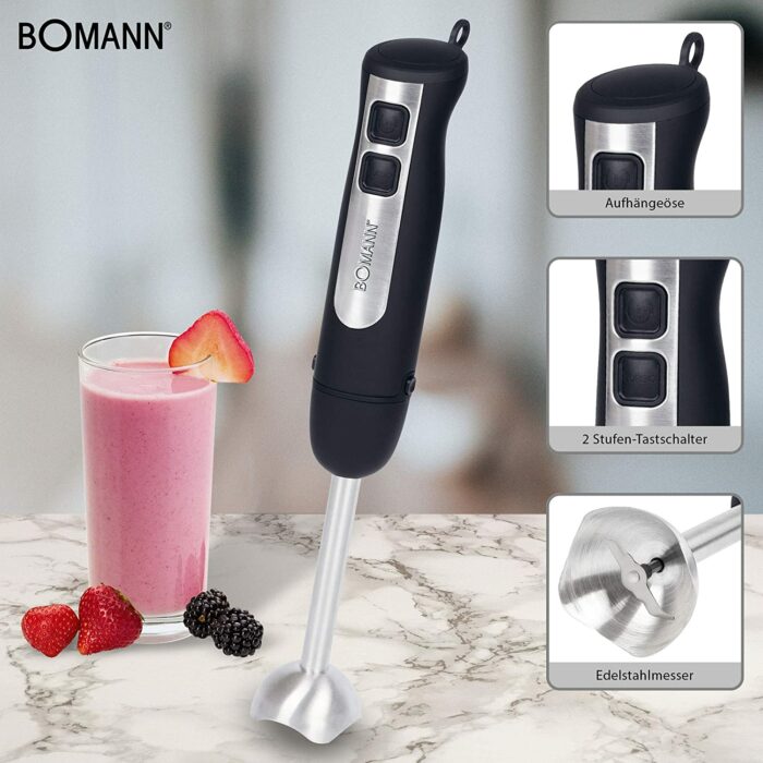 Bomann SM 6028 CB Mixeur plongeant 800 W – Image 1