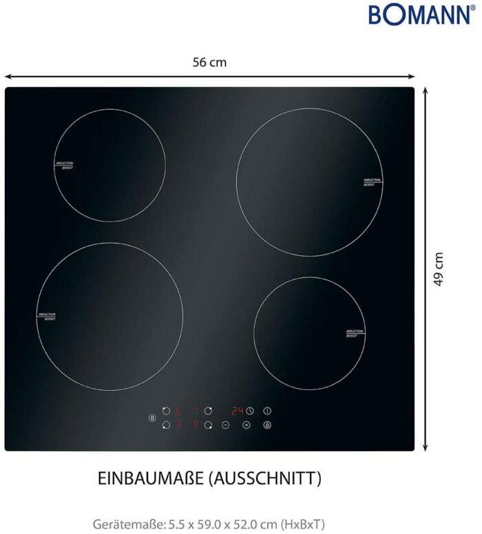 Bomann Plaque à induction encastrable  EBKI 961 60cm – Image 5