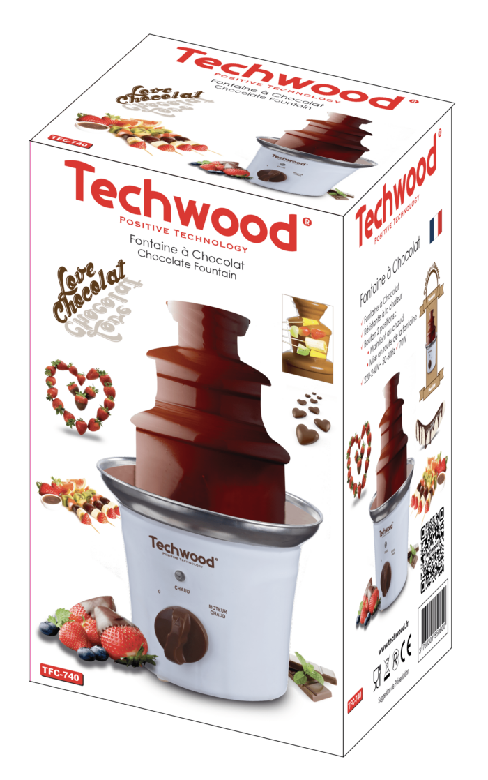 Techwood Fontaine à chocolat TFC-740 – Image 2
