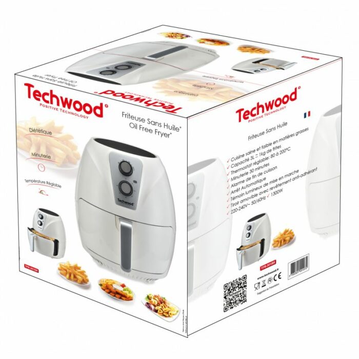 Techwood Friteuse sans huile  TFR-301SH – Image 3