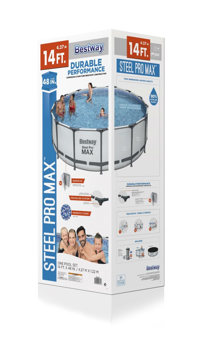 Bestway Piscine Steel Pro Max(d4,27xh122)cm 5612X – Image 6