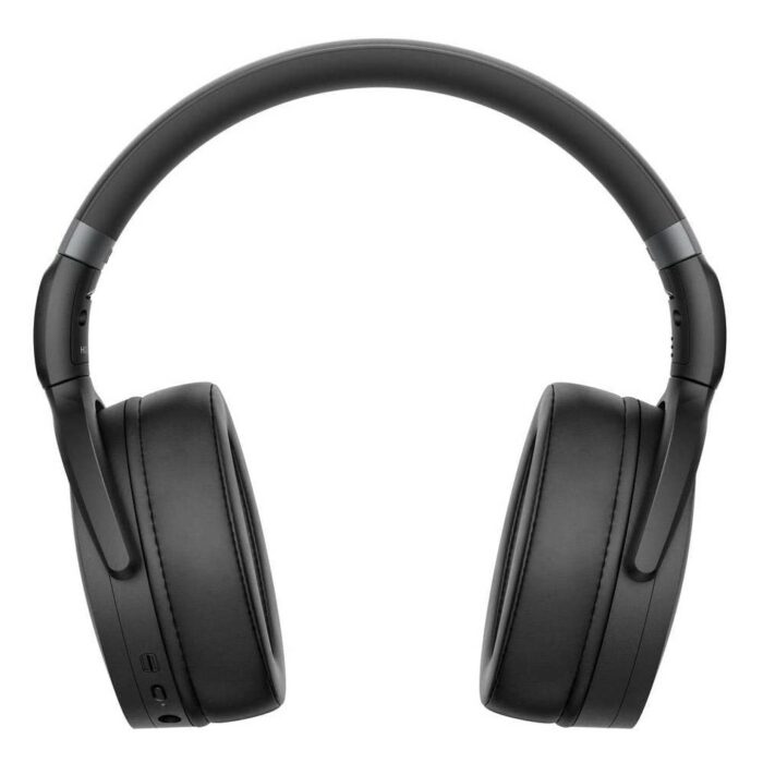 Casque sans fil Bluetooth 5.0 SENNHEISER HD 450BT avec suppression active du bruit - Autonomie de la batterie de 30 heures, chargement rapide USB-C, bouton Assistant virtuel, pliable - Noir – Image 2