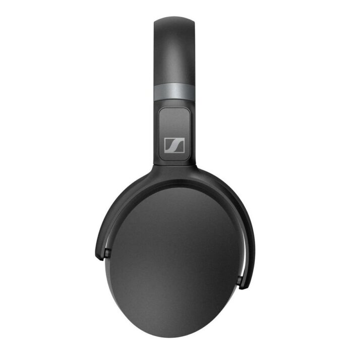 Casque sans fil Bluetooth 5.0 SENNHEISER HD 450BT avec suppression active du bruit - Autonomie de la batterie de 30 heures, chargement rapide USB-C, bouton Assistant virtuel, pliable - Noir – Image 3