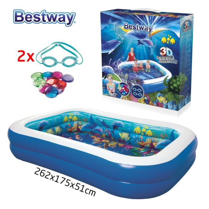 Bestway Piscine 262x175x51cm  54177 – Image 1