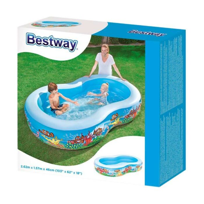 Bestway 54118 Piscine 262x157x46cm – Image 4