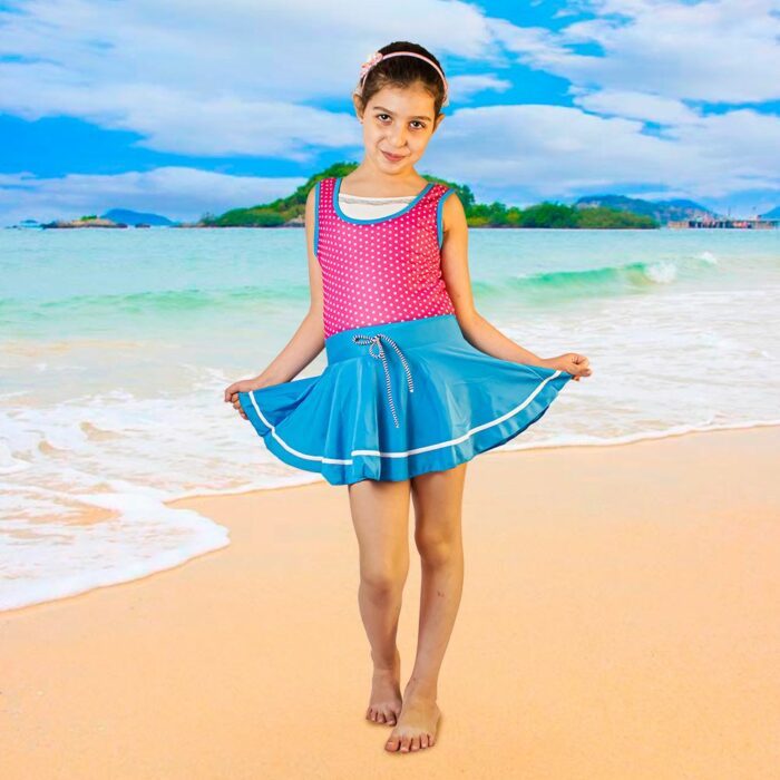 Pièce Maillot de Bain Bretelle Bikini Culotte 1 ans-12 ans – Image 2