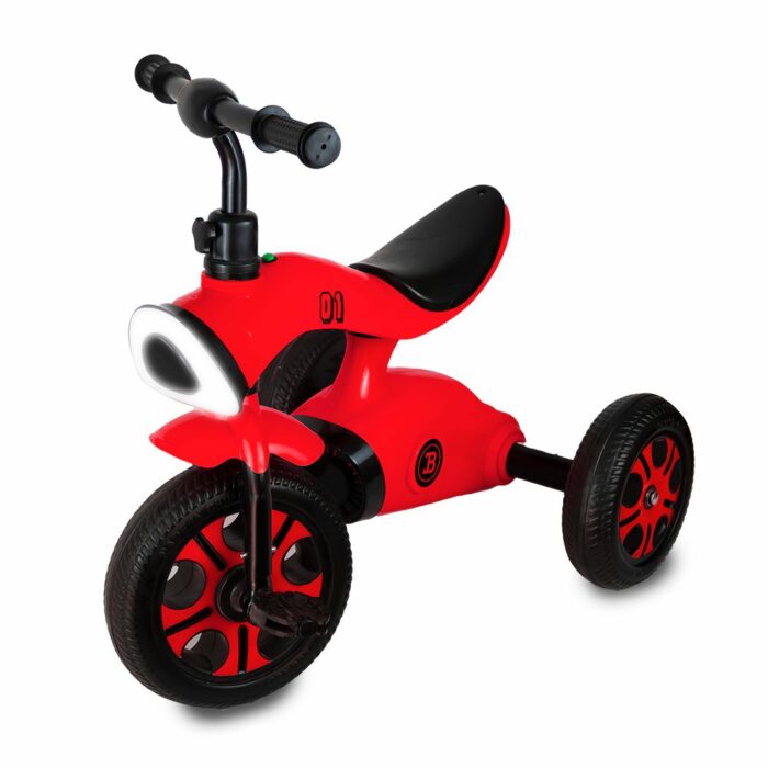 Tricycle /Enfants Vélo pour 2-6 Ans Rouge et noir – Image 1