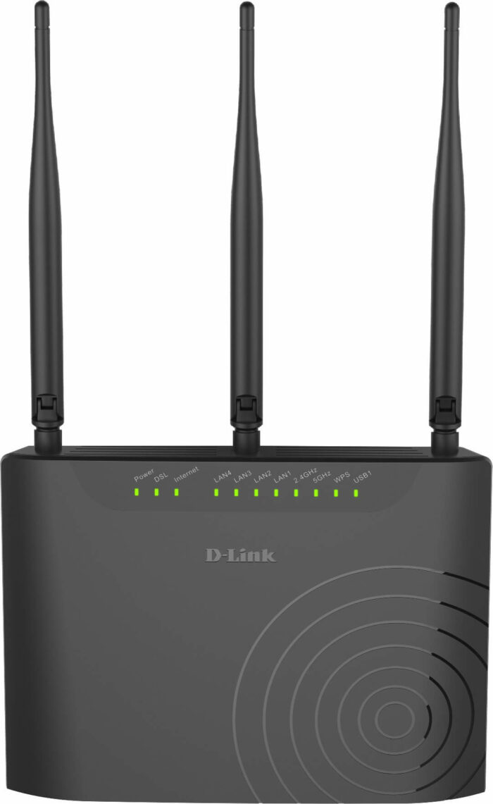 D-LINK Duel band Wireless AC750 VDSL2+/ADSL2+ MODEM ROUTER – Image 3