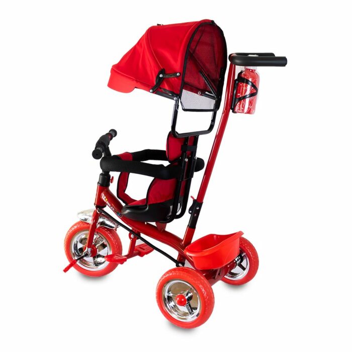 Toran bébé Tricycles pour Enfants Parapluie Luxe Rouge – Image 2