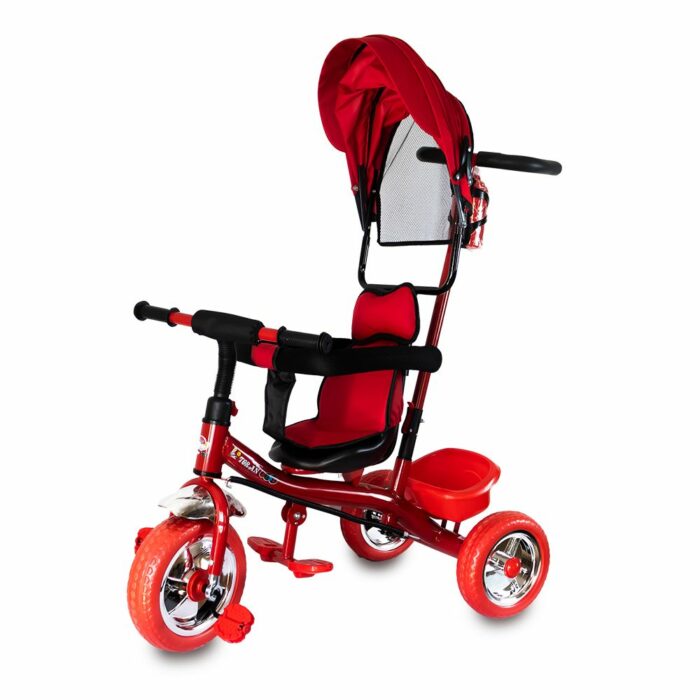 Toran bébé Tricycles pour Enfants Parapluie Luxe Rouge – Image 1