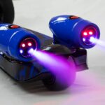 Amir-Star Trottinette vélo Pliable Lumière Son Blue – Image 4