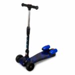 Amir-Star Trottinette vélo Pliable Lumière Son Blue