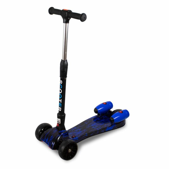 Amir-Star Trottinette vélo Pliable  Lumière Son Blue – Image 1