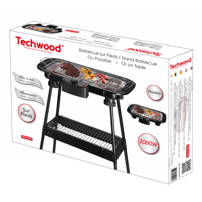Techwood Barbecue Electrique sur Pieds TBQ-836P – Image 3