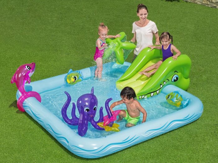 Bestway Piscine Aire de jeux 239 x 206 x 86 cm- 53052 – Image 2