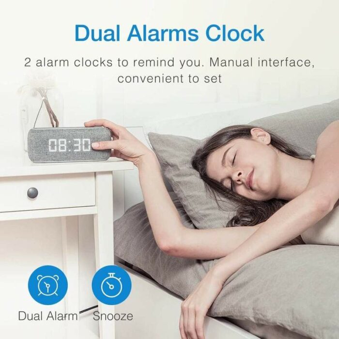 Haut-parleur Bluetooth HAVIT M29 avec radio et horloge – Image 2