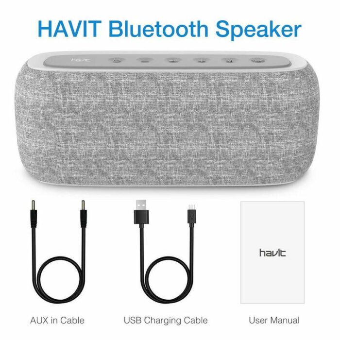 Haut-parleur Bluetooth HAVIT M29 avec radio et horloge – Image 3