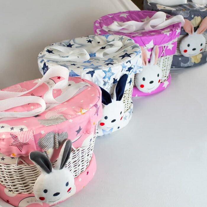 Panier de rangement bébé et enfants-Gris – Image 2