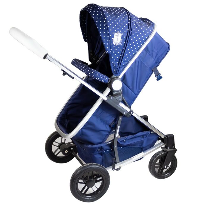 Pingouin Poussette de luxe blue marine – Image 2