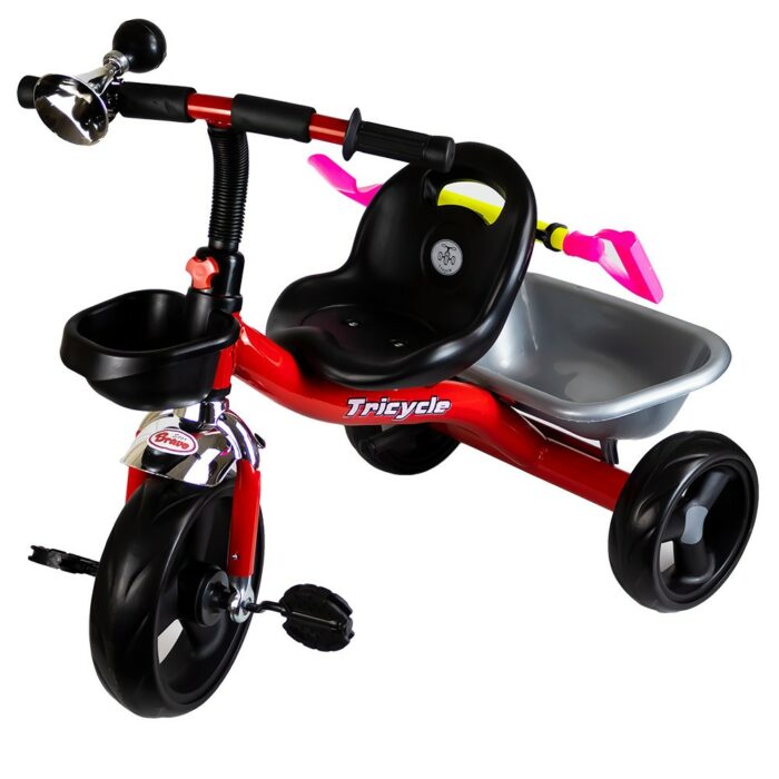 Bravo tricycle pour enfant 2-6 ans Rouge – Image 1