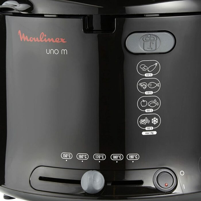 Moulinex Friteuse Uno Noir/Gris AF125810 – Image 2