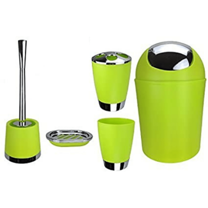 Ensemble de salle de bain 5 pièces  Jaune – Image 1