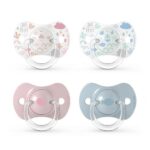 Suavinex Sucette en silicone 0-6 mois Rose Bleue – Image 3