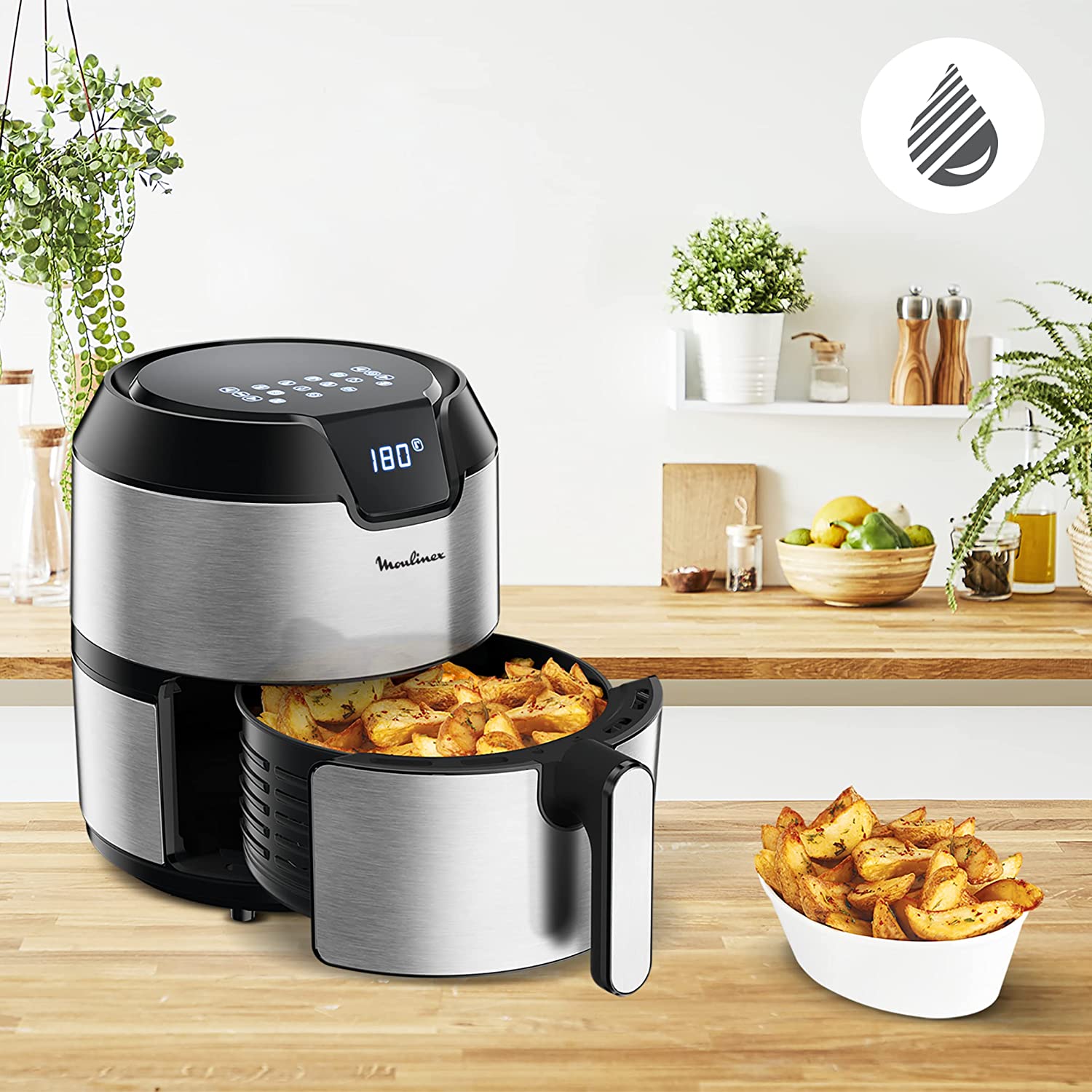 Incroyable : la friteuse sans huile Moulinex Easy Fry & Gril est affichée à  -47% de remise sur