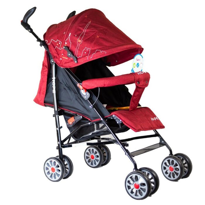 Poussette Hope légère et pratique Grenat – Image 1