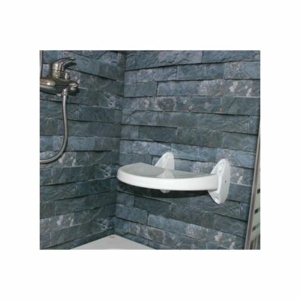 Primanova Tabouret de bain pliant KV07 Blanc