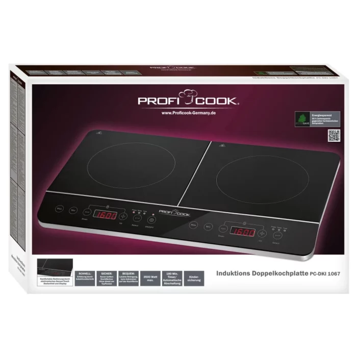 Profi Cook à induction double plaque de cuisson  PC DKI 1067 – Image 4