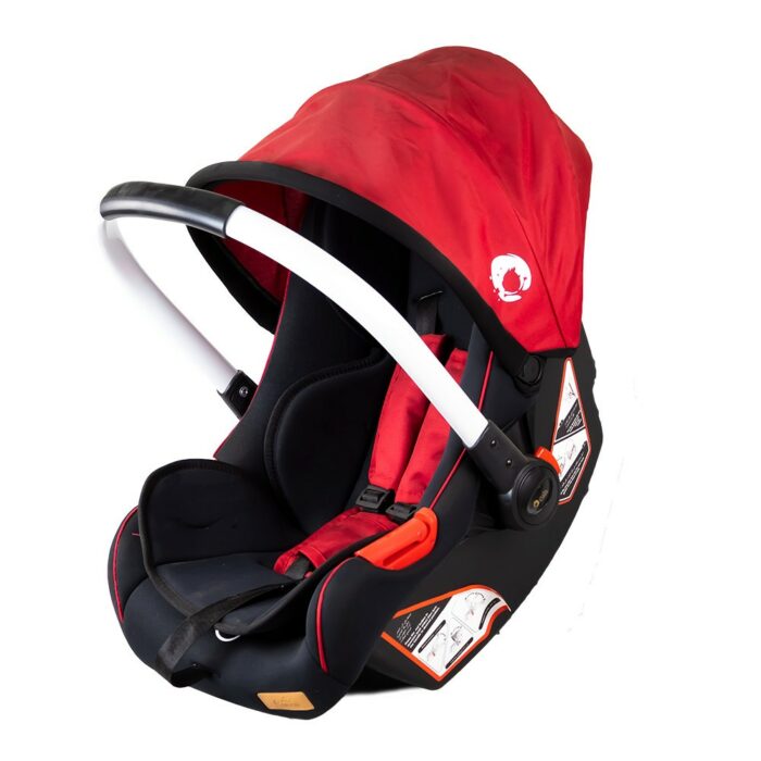 Chanou Kids Siége auto avec bras en aluminium Rouge – Image 1
