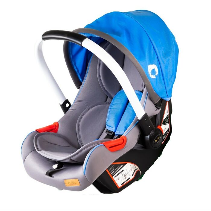 Chanou Kids Siége auto  bébé avec bras en aluminium Bleu 2 – Image 1