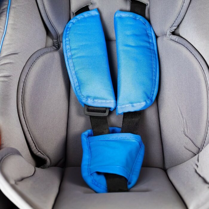 Chanou Kids Siége auto  bébé avec bras en aluminium Bleu 2 – Image 2