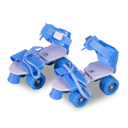 Patins à roulettes 4 roues Bleus pointure 25 à 34