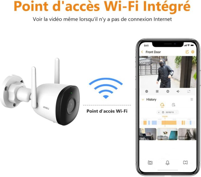 Imou bullet 2c Caméra de Surveillance WiFi Extérieure – Image 1