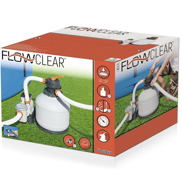 Bestway 58497 Filtre à sable 5,678 m3/h, pompe 230 W, pré-filtre – Image 5
