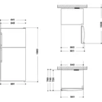 Whirlpool Refrigerateur 2portes 600lv W84TE72X2 – Image 14