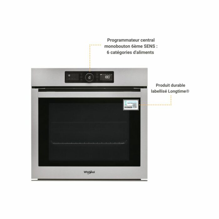 Four Whirlpool Inox 6eme Sense Pyrolys AKZ9626IX – Image 3