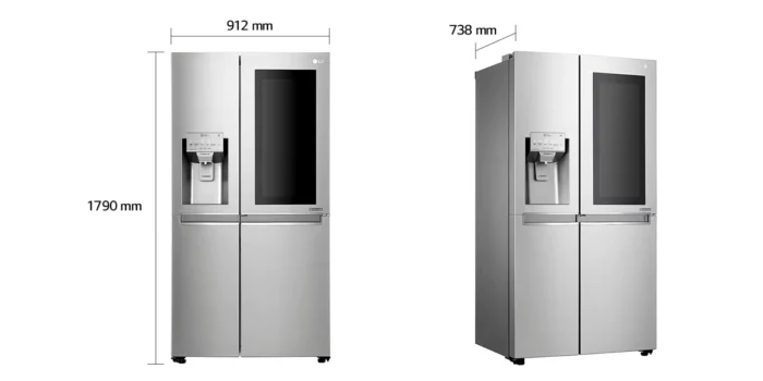 REFRIGERATEUR LG SIDE BY SIDE GC-247 CSAV – Image 4