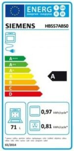 SIEMENS Four Encastrable EcoClean HB557ABS0 – Image 2