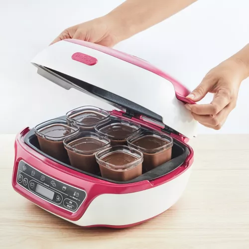 Tefal Machine à gâteaux intelligente, 5 programmes automatiques, 1 mode  manuel, 12 moules mini gâteaux, 1 grand moule, Compatible avec la gamme