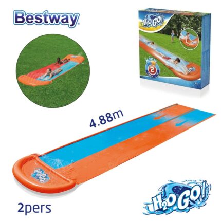 Bestway 52328  Double Glissade d'eau et Toboggan
