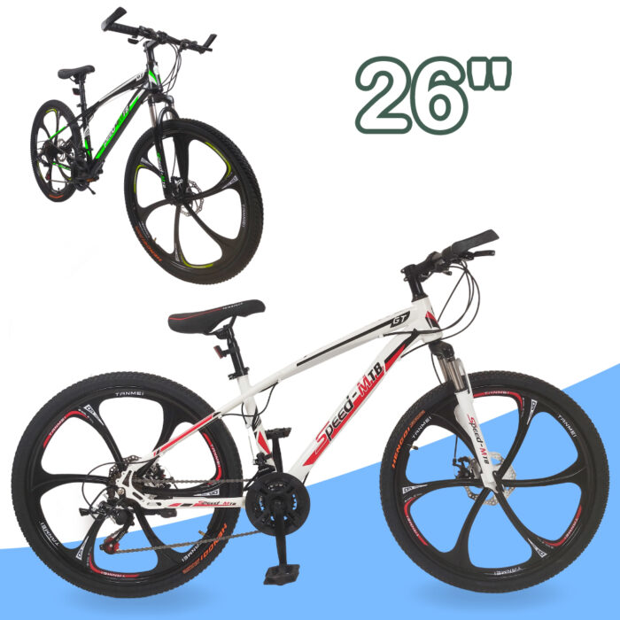 Speed vélo pour adultes  roues à 6 batons 26 pouces – Image 1